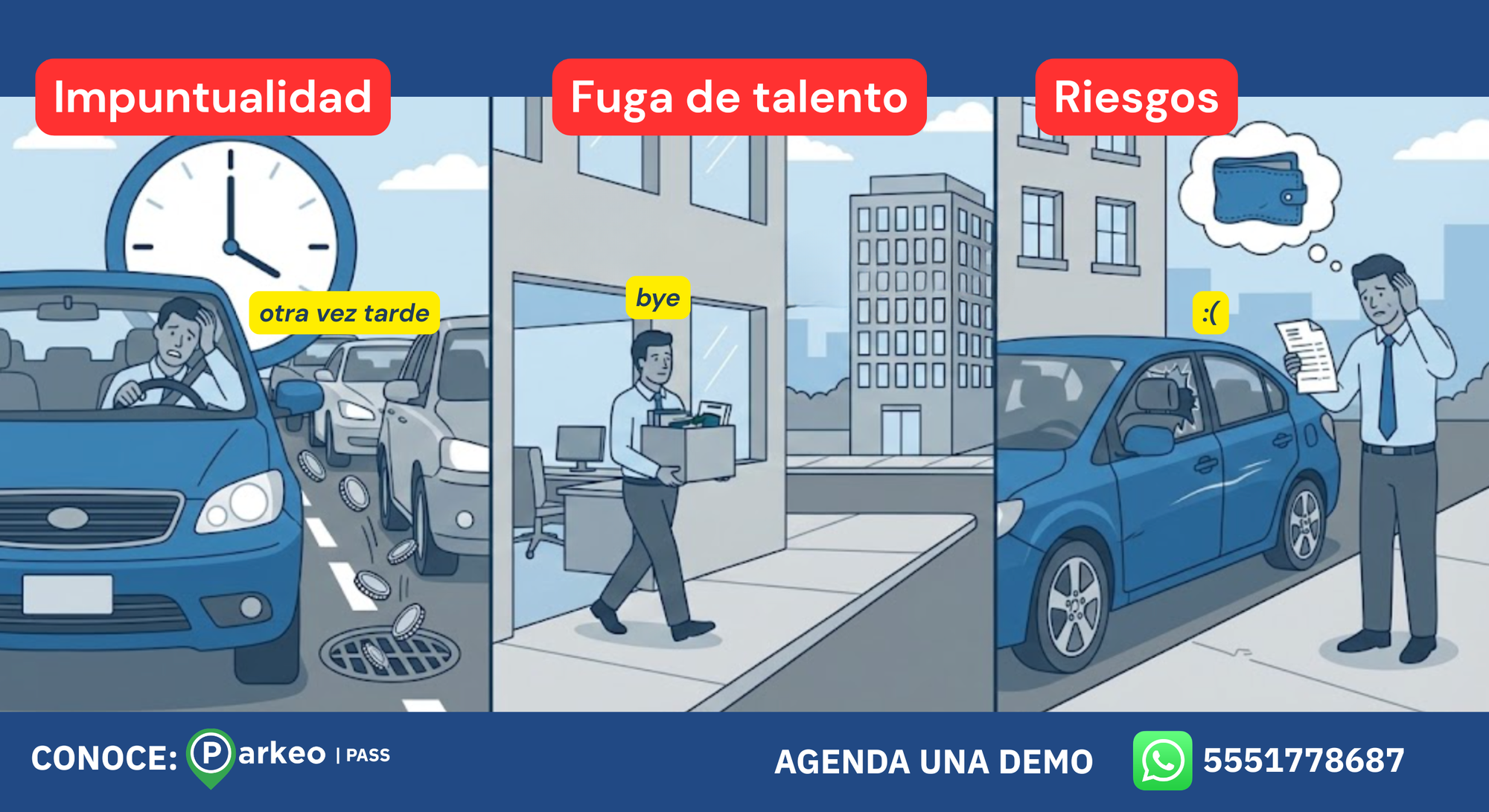 ¿Crees que no ofrecer estacionamiento te ahorra dinero? Piénsalo dos veces. 🛑🚗