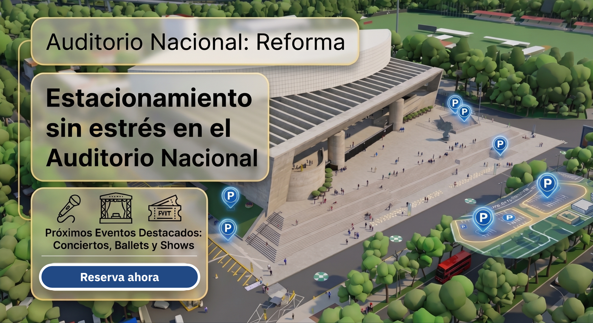 Estacionamiento cerca del Auditorio Nacional y Campo Marte: tu lugar seguro en Polanco