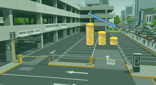 Cajones vacíos, ingresos perdidos: cómo los edificios de oficinas pueden monetizar su estacionamiento